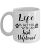 Funny Irish Wolfhound Dog Mug Life Is Better With An Irish Wolfhound Coffee Cup 11oz 15oz White