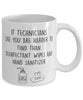 Funny IT Technician Mug IT Technicians Like You Are Harder To Find Than Coffee Mug 11oz White