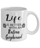 Funny Italian Greyhound Dog Mug Life Is Better With An Italian Greyhound Coffee Cup 11oz 15oz White