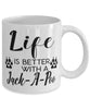 Funny Jack-a-poo Dog Mug Life Is Better With A Jack-a-poo Coffee Cup 11oz 15oz White