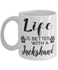 Funny Jackshund Dog Mug Life Is Better With A Jackshund Coffee Cup 11oz 15oz White