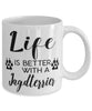 Funny Jagdterrier Dog Mug Life Is Better With A Jagdterrier Coffee Cup 11oz 15oz White