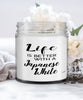 Funny Japanese White Rabbit Candle Life Is Better With A Japanese White 9oz Vanilla Scented Candles Soy Wax