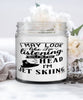 Funny Jet Ski Candle I May Look Like I'm Listening But In My Head I'm Jet Skiing 9oz Vanilla Scented Candles Soy Wax
