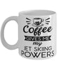 Funny Jet Skiier Mug Coffee Gives Me My Jet Skiing Powers Coffee Cup 11oz 15oz White