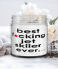 Funny Jet Skiing Candle B3st F-cking Jet Skiier Ever 9oz Vanilla Scented Candles Soy Wax