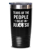 Funny Jujitsuka Tumbler Tears Of The People I Beat In Jujutsu Tumbler 20oz Stainless Steel