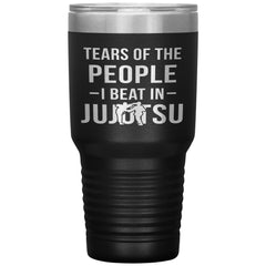 Funny Jujitsuka Tumbler Tears Of The People I Beat In Jujutsu Laser Etched 30oz Stainless Steel