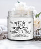 Funny Justice of The Peace Candle Being A Justice of The Peace Is Easy It's Like Riding A Bike Except 9oz Vanilla Scented Candles Soy Wax