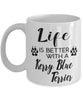 Funny Kerry Blue Terrier Dog Mug Life Is Better With A Kerry Blue Terrier Coffee Cup 11oz 15oz White