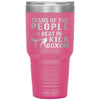 Funny Kickboxer Tumbler Tears Of The People I Beat In Kickboxing Laser Etched 30oz Stainless Steel