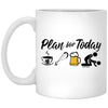 Funny Kiteboarder Kitesurfing Mug Gift Adult Humor Plan For Today Kiteboarding Coffee Mug 11oz White XP8434
