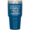 Funny Kiteboarder Tumbler Tears Of The People I Beat In Kiteboarding Laser Etched 30oz Stainless Steel