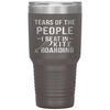 Funny Kiteboarder Tumbler Tears Of The People I Beat In Kiteboarding Laser Etched 30oz Stainless Steel