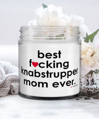 Funny Knabstrupper Horse Candle B3st F-cking Knabstrupper Mom Ever 9oz Vanilla Scented Candles Soy Wax