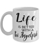 Funny Koi Angelfish Mug Life Is Better With A Koi Angelfish Coffee Cup 11oz 15oz White