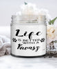 Funny Kuvasz Dog Candle Life Is Better With A Kuvasz 9oz Vanilla Scented Candles Soy Wax