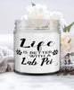 Funny Lab Pei Dog Candle Life Is Better With A Lab Pei 9oz Vanilla Scented Candles Soy Wax