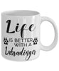 Funny Labradinger Dog Mug Life Is Better With A Labradinger Coffee Cup 11oz 15oz White