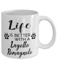 Funny Lagotto Romagnolo Dog Mug Life Is Better With A Lagotto Romagnolo Coffee Cup 11oz 15oz White
