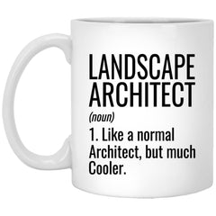 Funny Landscape Architect Mug Like A Normal Architect But Much Cooler Coffee Cup 11oz White XP8434