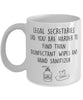 Funny Legal Secretary Mug Legal Secretaries Like You Are Harder To Find Than Coffee Mug 11oz White