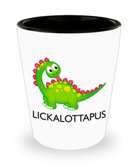 Funny Lesbian Shot Glass Lickalottapus