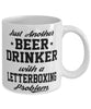 Funny Letterboxing Mug Just Another Beer Drinker With A Letterboxing Problem Coffee Cup 11oz White