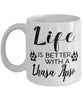 Funny Lhasa Apso Dog Mug Life Is Better With A Lhasa Apso Coffee Cup 11oz 15oz White