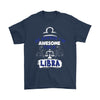 Funny Libra Zodiac Astrology Shirt Of Course Im Awesome Gildan Mens T-Shirt