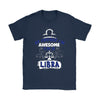 Funny Libra Zodiac Astrology Shirt Of Course Im Awesome Gildan Womens T-Shirt