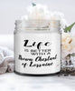 Funny Life Is Better With A Brown Chestnut Of Lorraine Rabbit Candle 9oz Vanilla Scented Candles Soy Wax