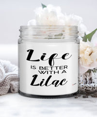 Funny Lilac Rabbit Candle Life Is Better With A Lilac 9oz Vanilla Scented Candles Soy Wax