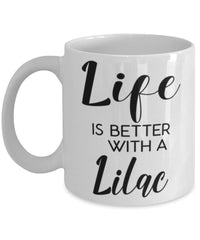 Funny Lilac Rabbit Mug Life Is Better With A Lilac Coffee Cup 11oz 15oz White