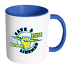Funny Lineman Mug Save A Fuse Blow A Lineman White 11oz Accent Coffee Mugs