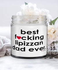 Funny Lipizzan Horse Candle B3st F-cking Lipizzan Dad Ever 9oz Vanilla Scented Candles Soy Wax