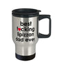 Funny Lipizzan Horse Travel Mug B3st F-cking Lipizzan Dad Ever 14oz Stainless Steel