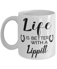 Funny Lippitt Horse Mug Life Is Better With A Lippitt Coffee Cup 11oz 15oz White