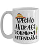 Funny Lobby Attendant Mug Nacho Average Lobby Attendant Coffee Cup 15oz White