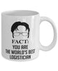 Funny Logistician Mug Fact You Are The Worlds B3st Logistician Coffee Cup White