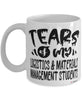 Funny Logistics Materials Management Professor Teacher Mug Tears Of My Logistics Materials Management Students Coffee Cup White
