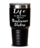 Funny Maintenance Worker Tumbler Life Is Better With Maintenance Workers 30oz Stainless Steel Black