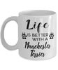 Funny Manchester Terrier Dog Mug Life Is Better With A Manchester Terrier Coffee Cup 11oz 15oz White