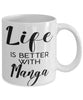Funny Manga Mug Life Is Better With Manga Coffee Cup 11oz 15oz White