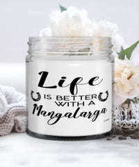 Funny Mangalarga Horse Candle Life Is Better With A Mangalarga 9oz Vanilla Scented Candles Soy Wax