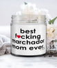 Funny Marchador Horse Candle B3st F-cking Marchador Mom Ever 9oz Vanilla Scented Candles Soy Wax