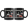 Funny Mars Rover Mug Finders Keepers 11oz Black Coffee Mugs