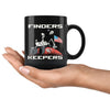 Funny Mars Rover Mug Finders Keepers 11oz Black Coffee Mugs