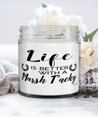 Funny Marsh Tacky Horse Candle Life Is Better With A Marsh Tacky 9oz Vanilla Scented Candles Soy Wax