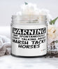 Funny Marsh Tacky Horse Candle Warning May Spontaneously Start Talking About Marsh Tacky Horses 9oz Vanilla Scented Candles Soy Wax